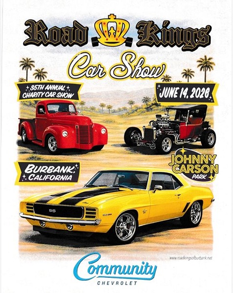 Road Kings Charity Car Show flyer June 2026